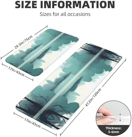 Fallen Leaves Kitchen Mats