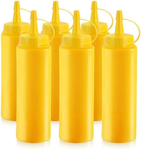 New Star Foodservice 8oz Squeeze Bottles Set of 6