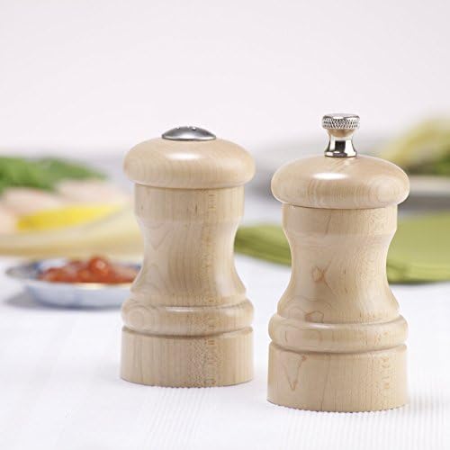 4-Inch Capstan Pepper Mill Salt Shaker Set