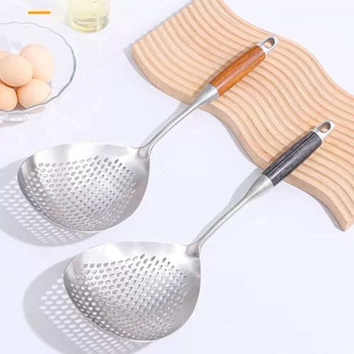 KAYCROWN Skimmer Slotted Spoon 57inch 188 Stainless Steel Ergonomic Cooking Tool