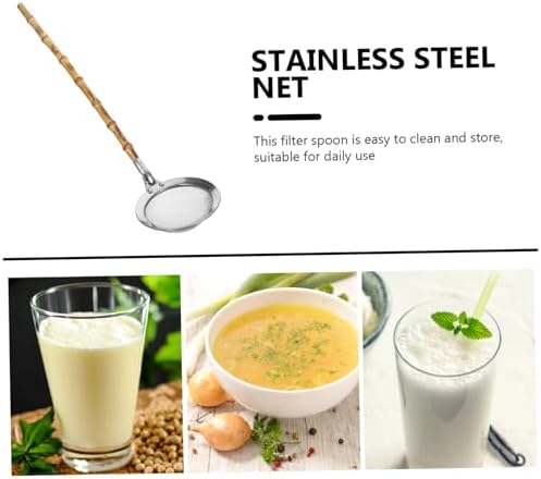 Stainless Steel Japanese-Style Skimmer with Handle Pure Elegance