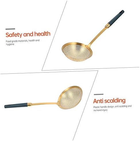 Garneck Dangling Strainer Spoon Stainless Steel Skimmer