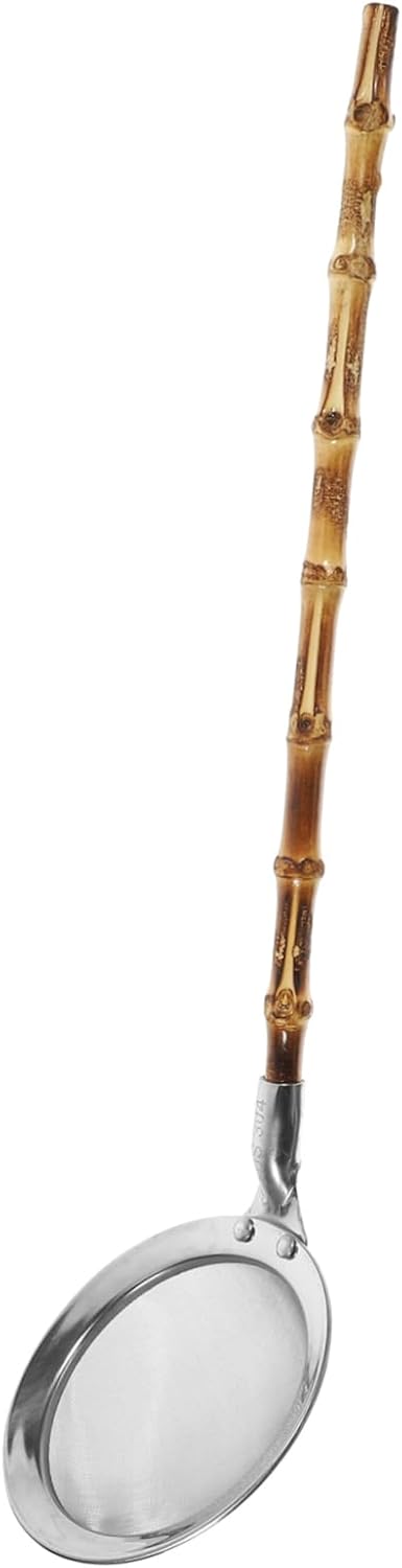 Stainless Steel Japanese-Style Skimmer with Handle Pure Elegance