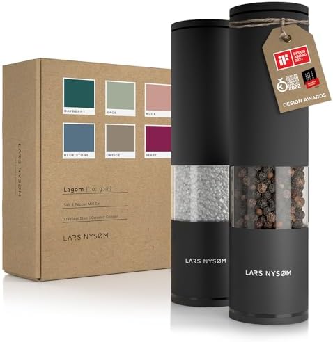 LARS NYSM Salt Pepper Mill Set