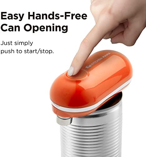 Mini Electric Can Opener Smooth Edge One-Button Press