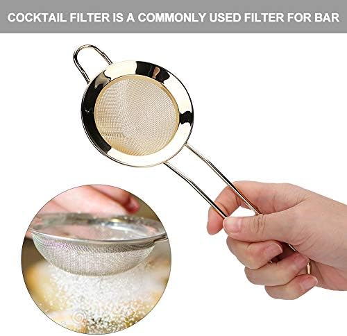 Cocktail Fine Strainer Stainless Steel Cone Shape Bar Accessories