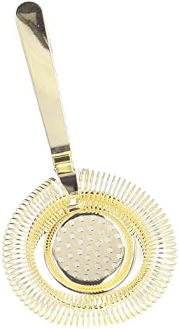 Clean Durable Stainless Steel Cocktail Strainer for Home Bar Use