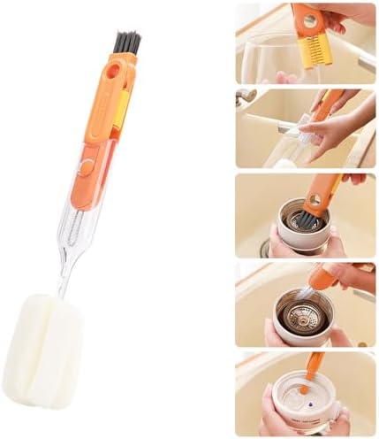5-in-1 Bottle Brush Set for Easy Cleaning