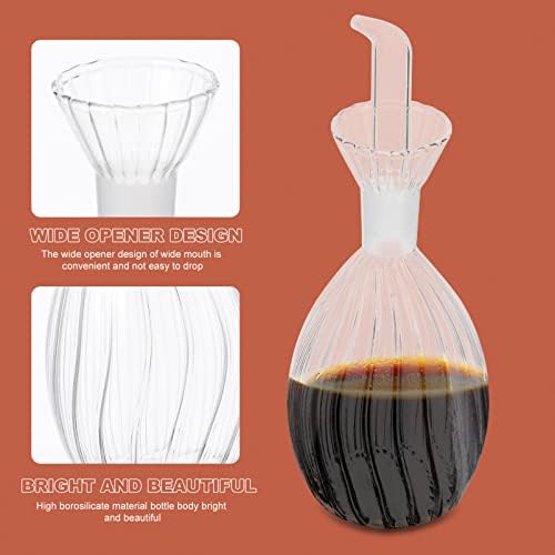 Hemoton Glass Anti-Spill Seasoning Pot