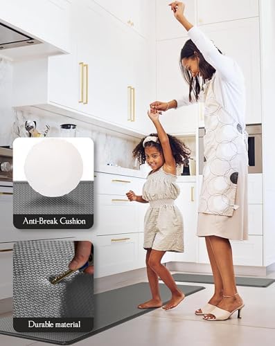 Homergy Anti Fatigue Kitchen Mats Set 2