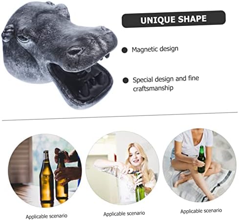 Personalized Hippo Head Bottle Opener