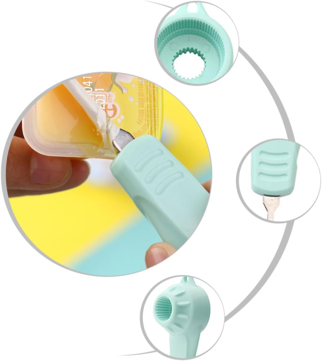 SHOWERORO Sky-Blue Electric Bottle Opener withMultiple Functions