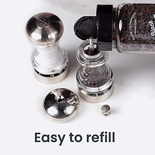 Olde Thompson 45 Monterey Acrylic Salt Shaker Pepper Mill Set