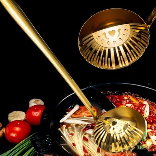 OULIGET 2-in-1 Strainer Ladle