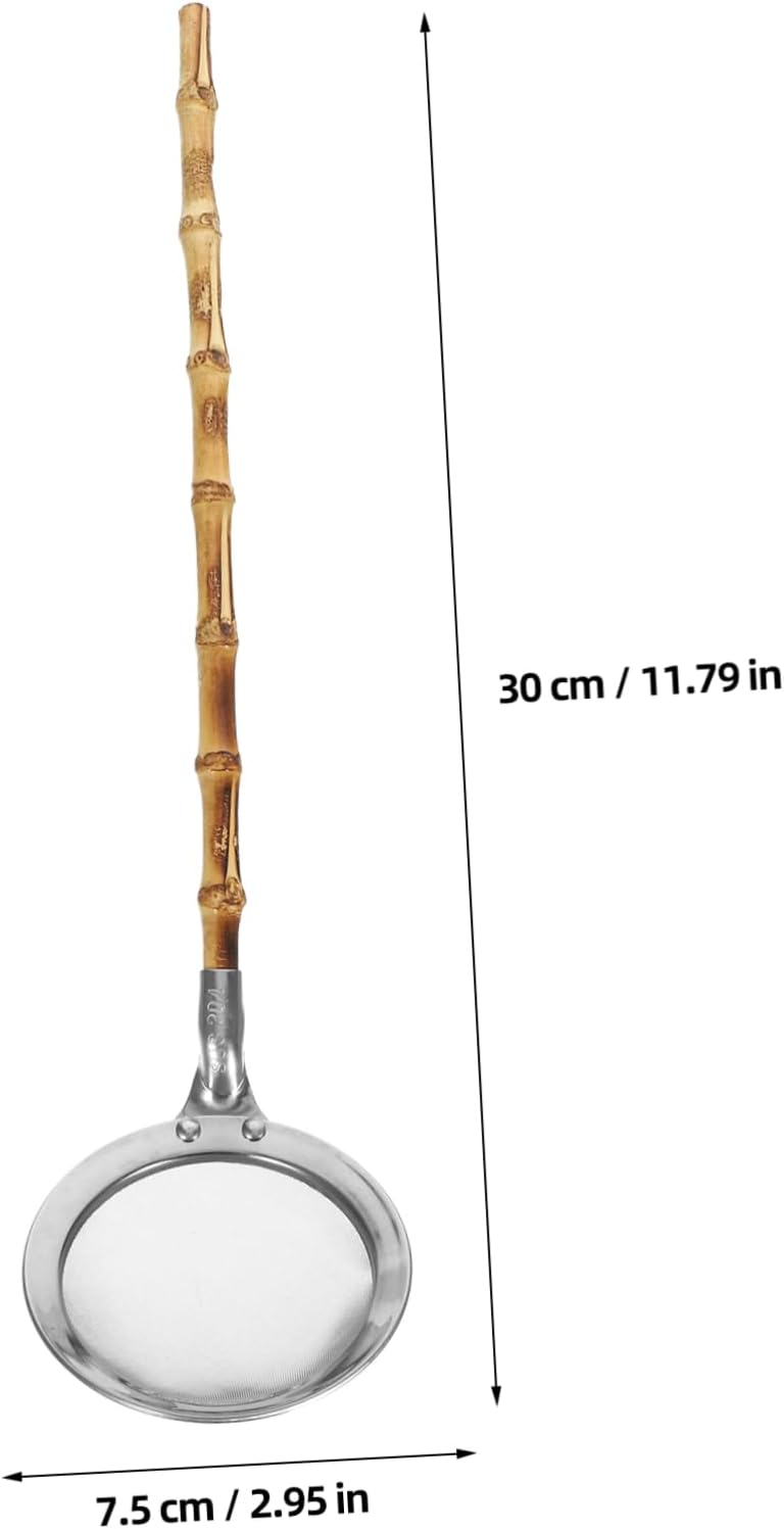 Stainless Steel Japanese-Style Skimmer with Handle Pure Elegance