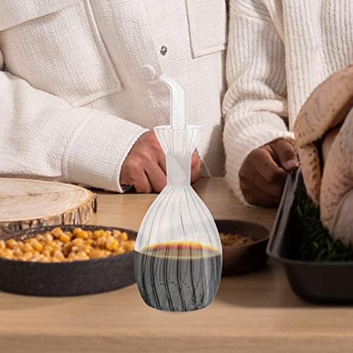 Hemoton Glass Anti-Spill Seasoning Pot