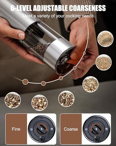 GIVEBEST RECHARGABLE ELECTRIC SALT AND pepper GRINDERS