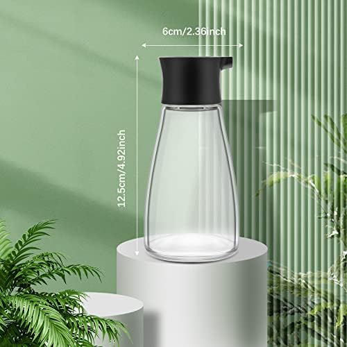 High-Quality Glass Soy Sauce Dispenser Set for Kitchen Use