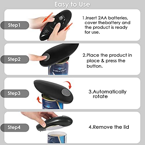 Achieve Smooth Can Openings - Electric Can Opener for Seniors