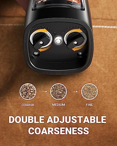 Sangcon 2-in-1 Electric Salt and Pepper grinder Set
