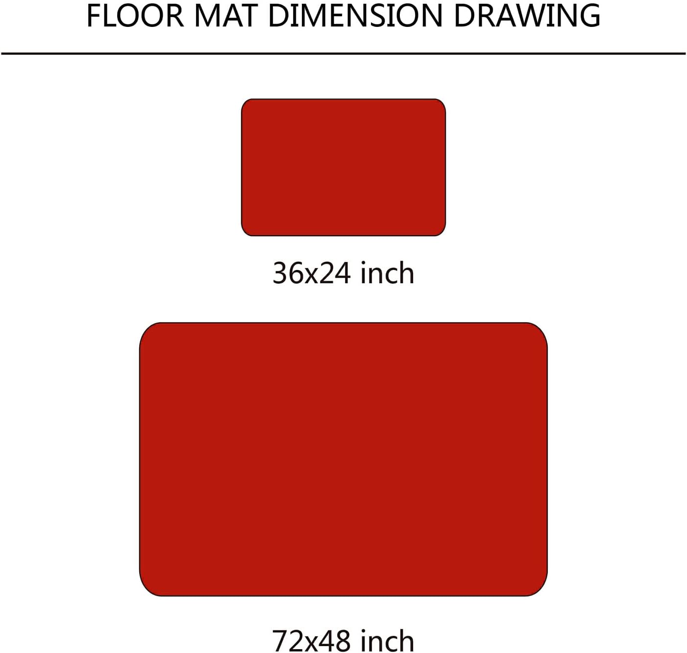 VIGTRO Abstract Golden Doodle Non-Slip Area Rug