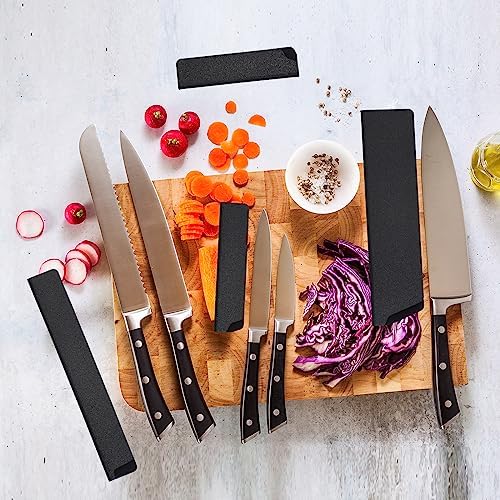 PATIKIL 2-Piece Knife Protector for 8 Chef Knife Black