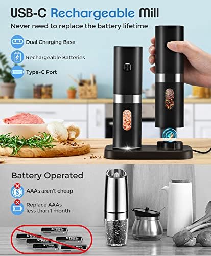 Best Electric Salt and Pepper Grinder for Home Use