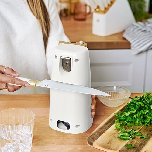 Electric Can Opener Stainless Steel Blade Auto-Turn White Icing