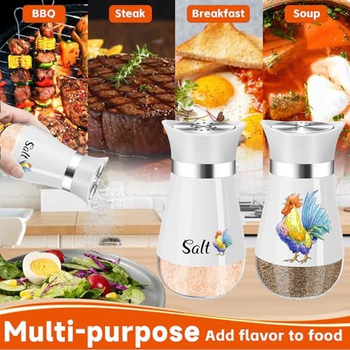 Refined Design Salt and Pepper Shaker Set for Chaos-Free Kitchen Living