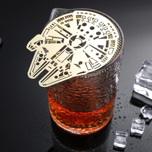 YUHWYI Hawthorne Cocktail Straterm Curved Handle Bar Strainer