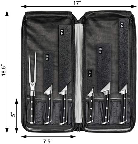 Cangshan High-Quality 7-Piece Cut Resistant nylon knife bag