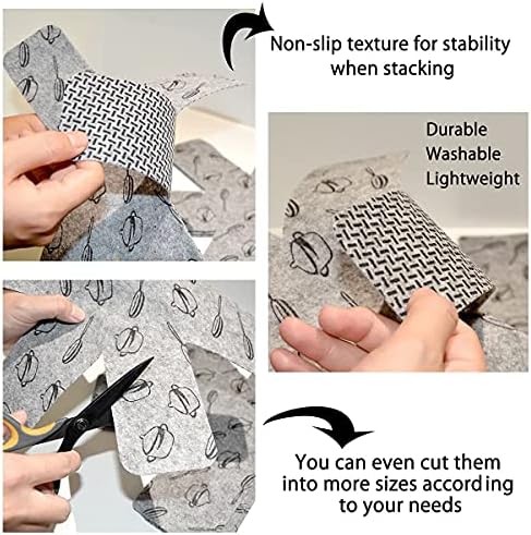 Transform your kitchen with KitWinner Felt Pan Separators