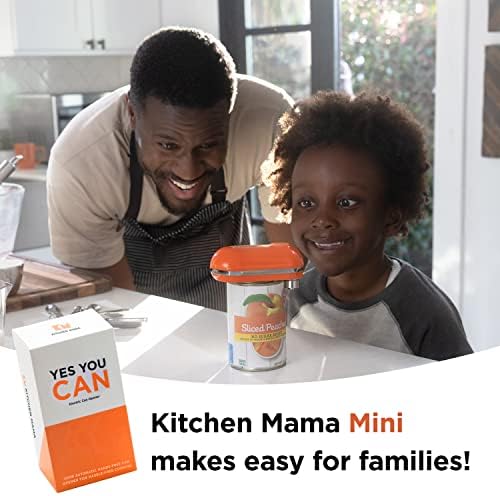 Mini Electric Can Opener Smooth Edge One-Button Press