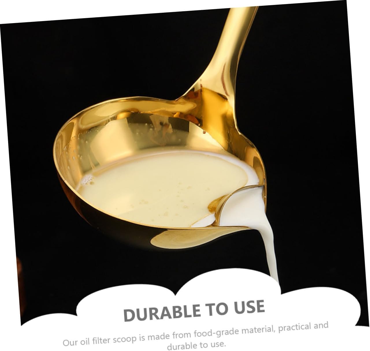 Try the HAKIDZEL Orange Skimmer Spoon for Fat Separation