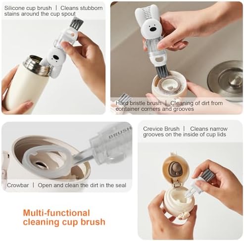 All-in-One Cup Lid Cleaning Set for Easy Cleaning Storage