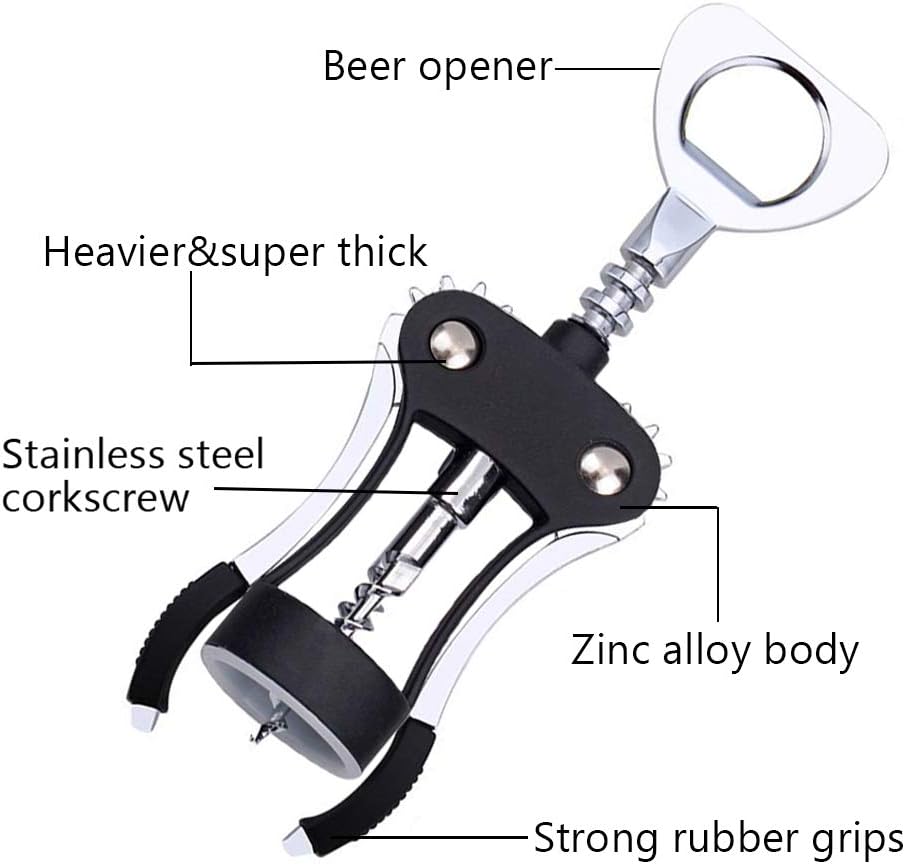 Foho Multifunctional Wing Corkscrew Wine Opener