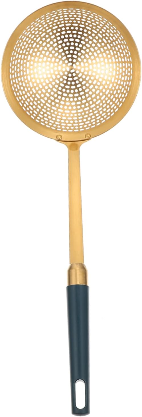 Garneck Dangling Strainer Spoon Stainless Steel Skimmer