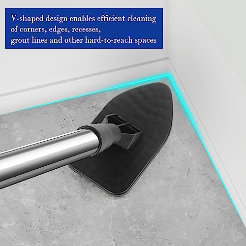 Tub Tile Scrubber Brush with 180 Rotation Extendable Design