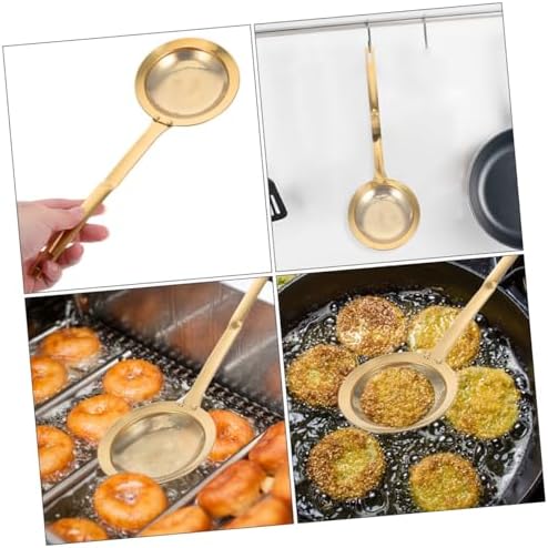 Stainless Steel Skimming Spoon Set for Cooking Grease Strain