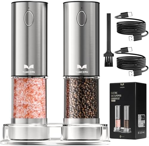 Vivid Electric Salt and Pepper Grinder Set