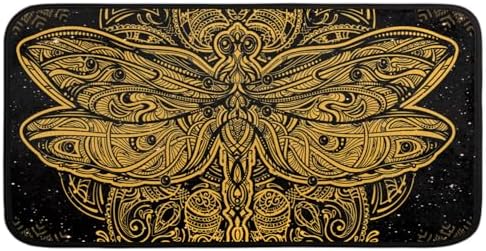 Funky Qiu Mandala Butterfly Anti-Fatigue Kitchen Mat Waterproof Non-Slip 39x20