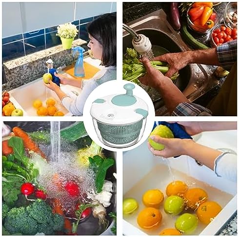 Vansza Salad Dryer Spinner - 10 Second Fruit Veggie Washer