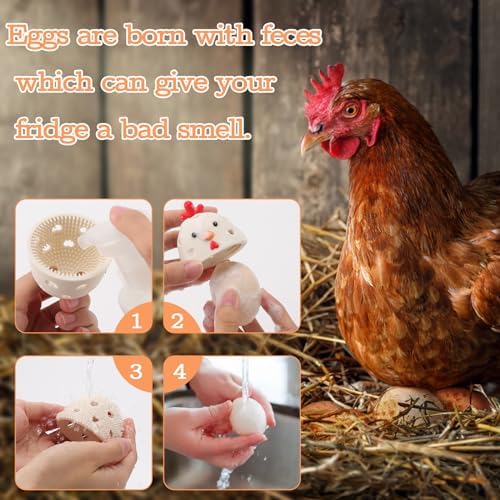 Eggangle-free silicone brush