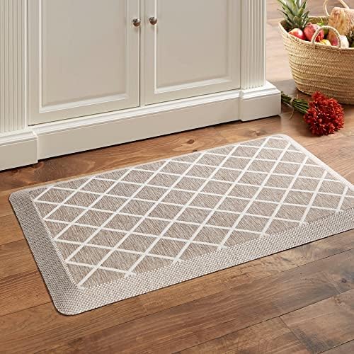Martha Stewart Miles Modern Diamond Anti-Fatigue Air-Infused Comfort Mat