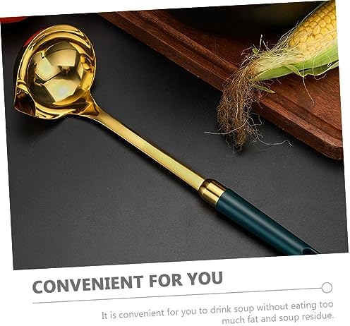 Try the HAKIDZEL Orange Skimmer Spoon for Fat Separation