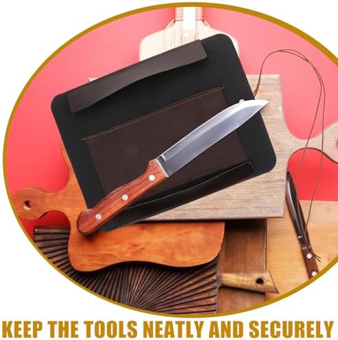Premium Leather Knife Roll Bag for Professionals