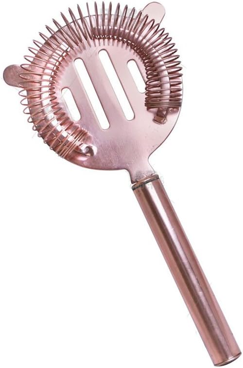 BarConic Copper-Plated Strainer - Stylish Durable Kitchen Bar Tool