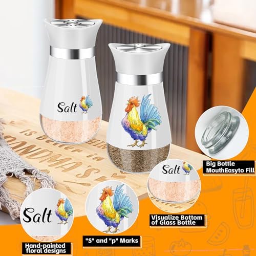 Refined Design Salt and Pepper Shaker Set for Chaos-Free Kitchen Living
