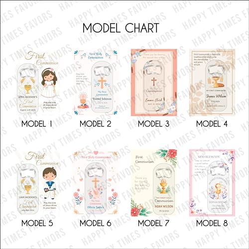 10-Pack Baptism Favors for Girls