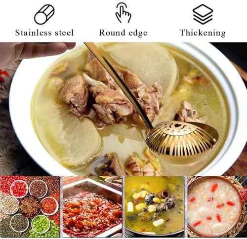 OULIGET 2-in-1 Strainer Ladle
